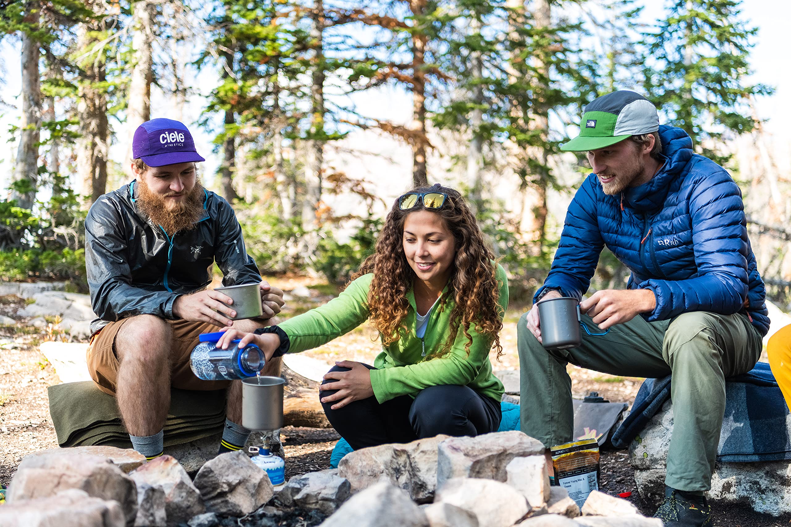 Olicamp Tasse de camping en titane avec couvercle, taille unique (TS6-750 ml)