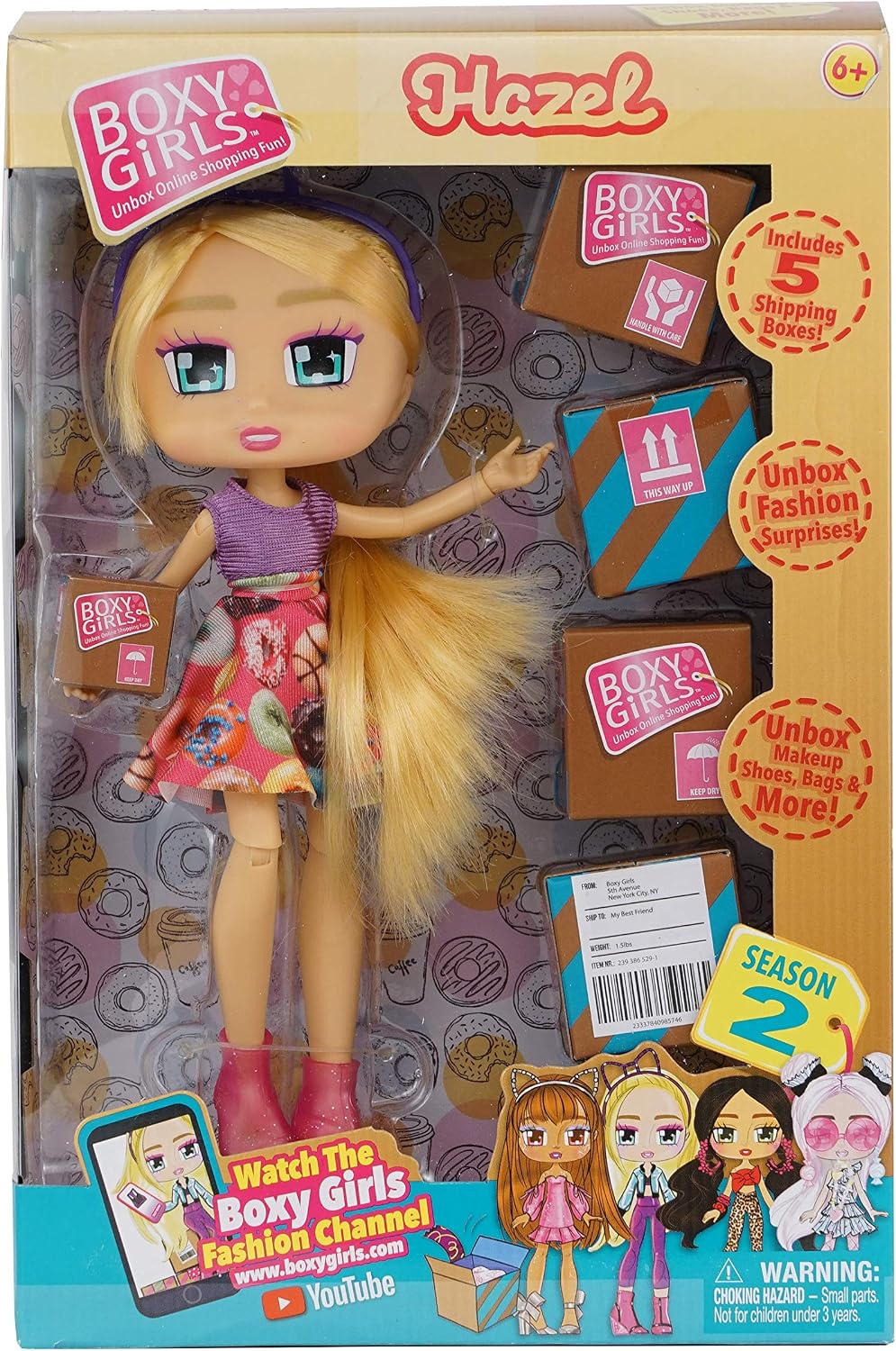 Jay at Play Boxy Girls Series 2 Doll, Hazel