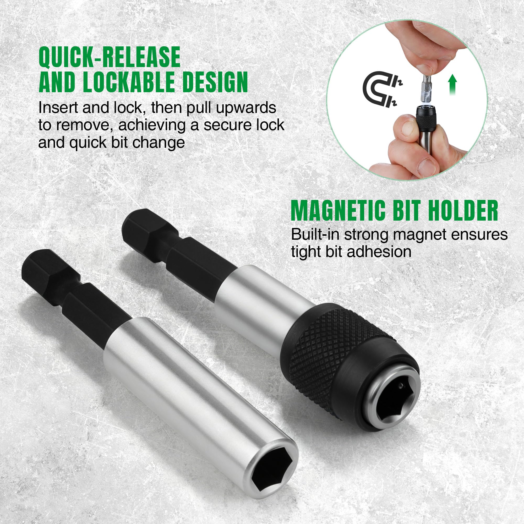 SK Impact Socket Adapters - Magnetic Bit Holders -6 SK Impact Socket Adapters - Magnetic Bit Holders -6