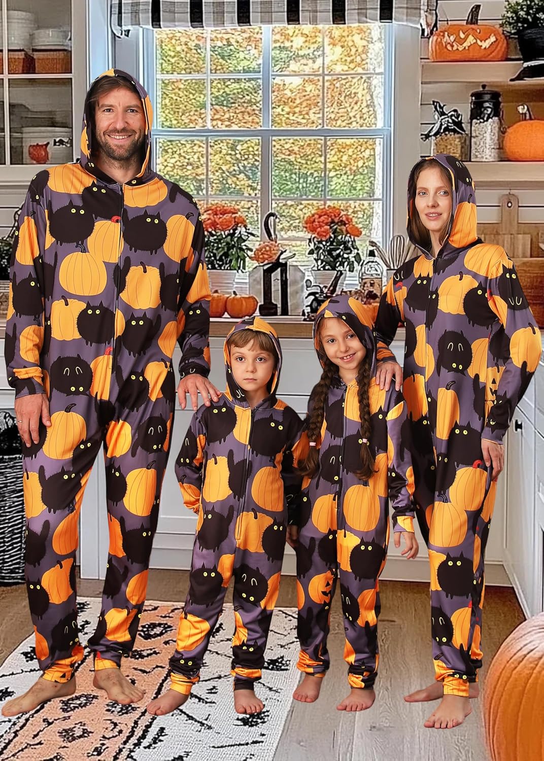 Calabaza Pijamas Familiares Halloween Conjunto Familiar De Pijama - Main Image