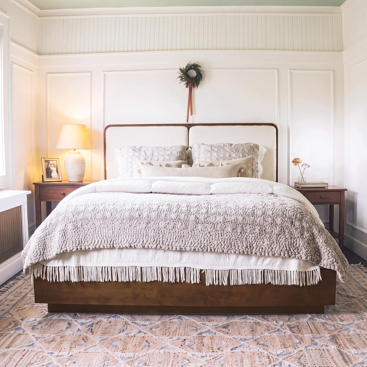 Amazon.com: Christopher Knight Home Toppy Modern King Size Bed Frame ...