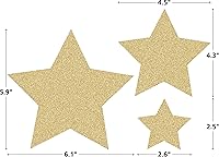 Vista 3 de Teacher Created Resources Acentos de estrellas doradas brillantes, varios tamaños