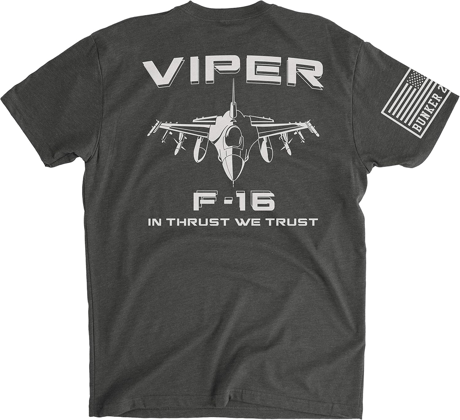 BUNKER 27 F-16 Fighting Falcon T-Shirt – Aviation Graphic Tee – Officially Licensed Lockheed Martin® Apparel