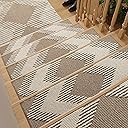 PADOOR 15PC Stair-Treads Non Slip, 3D Peel and Stick Stair Treads for Wooden Steps Indoor, Stair-Carpet Treads Washable Reusable Adhesive Stair-Runner Rugs for Kids and Dogs 8"x30" Brown