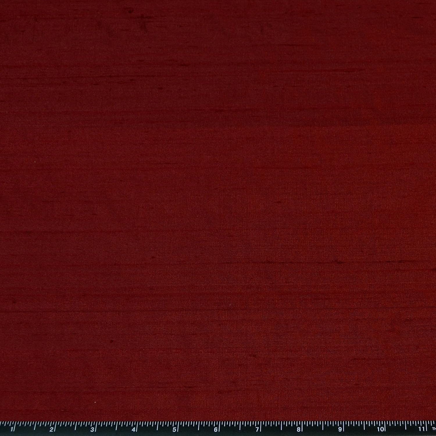 44" Wide - Wine Red Dupioni Silk, 100% Silk Fabric, by The Yard