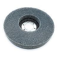 Vista 6 de SIGNI Juego de pulido y pulido de aluminio, 4-1/2" de diámetro, eje de 7/8", carburo de silicio y ruedas de nailon, compatible con amoladora angular