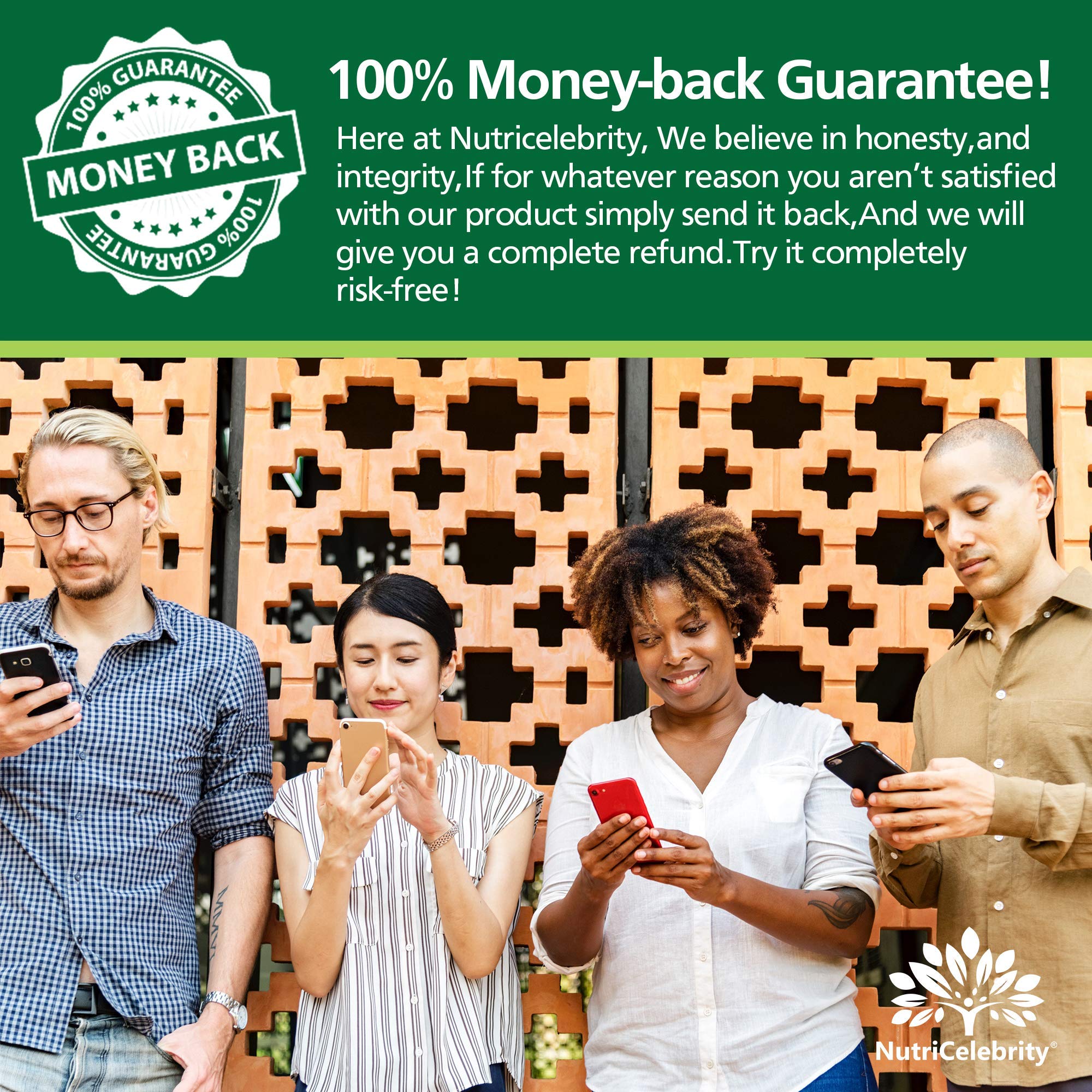 Nutricelebrity Lutein and Zeaxanthin Supplements Eye Vitamins