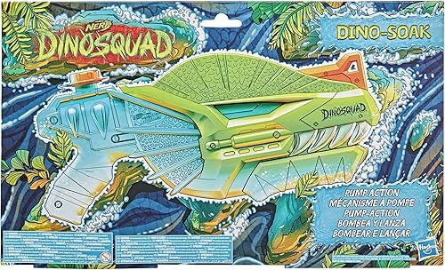 Miniatura 5 de NERF Super Soaker DinoSquad - Pistola de agua para juegos de verano al aire libre, para niños, adolescentes y adultos