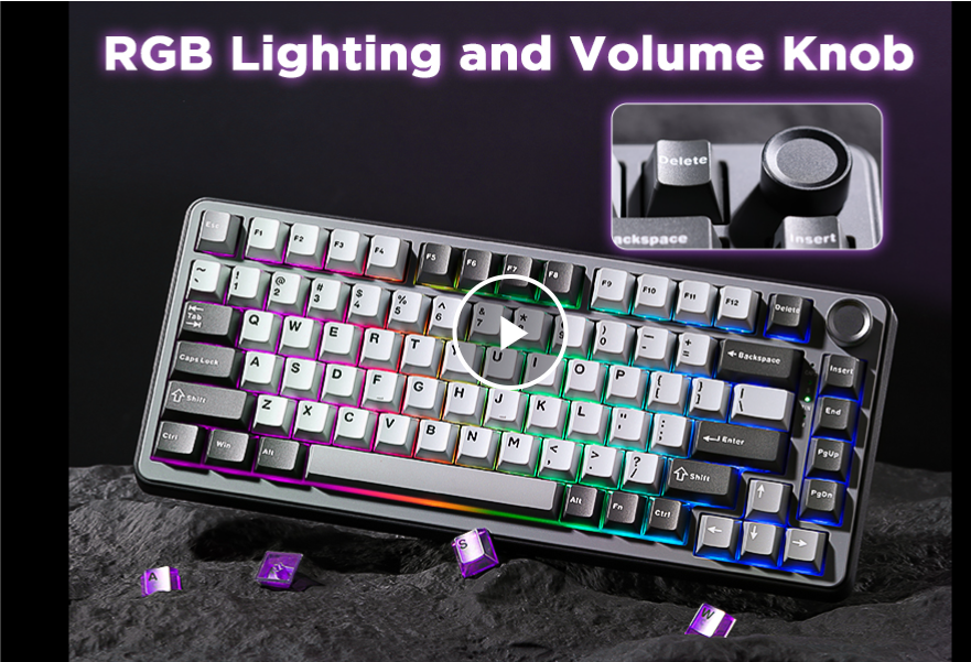 Amazon | YUNZII RT75 ラピッドトリガー キーボード メカニカル TKL