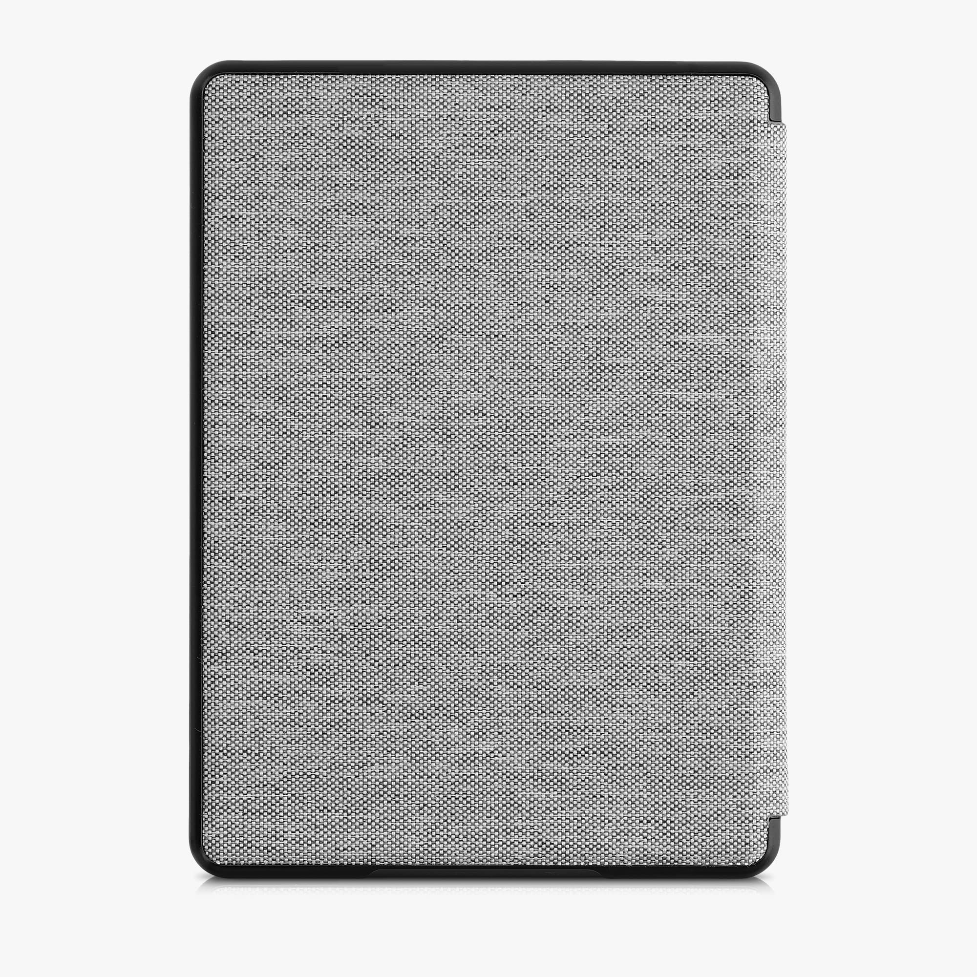 kwmobile materiałowe etui na e-czytnik kompatybilne z Amazon Kindle Paperwhite 11. generacji 2021 – pokrowiec na e-czytnik w jasnoszarym kolorze