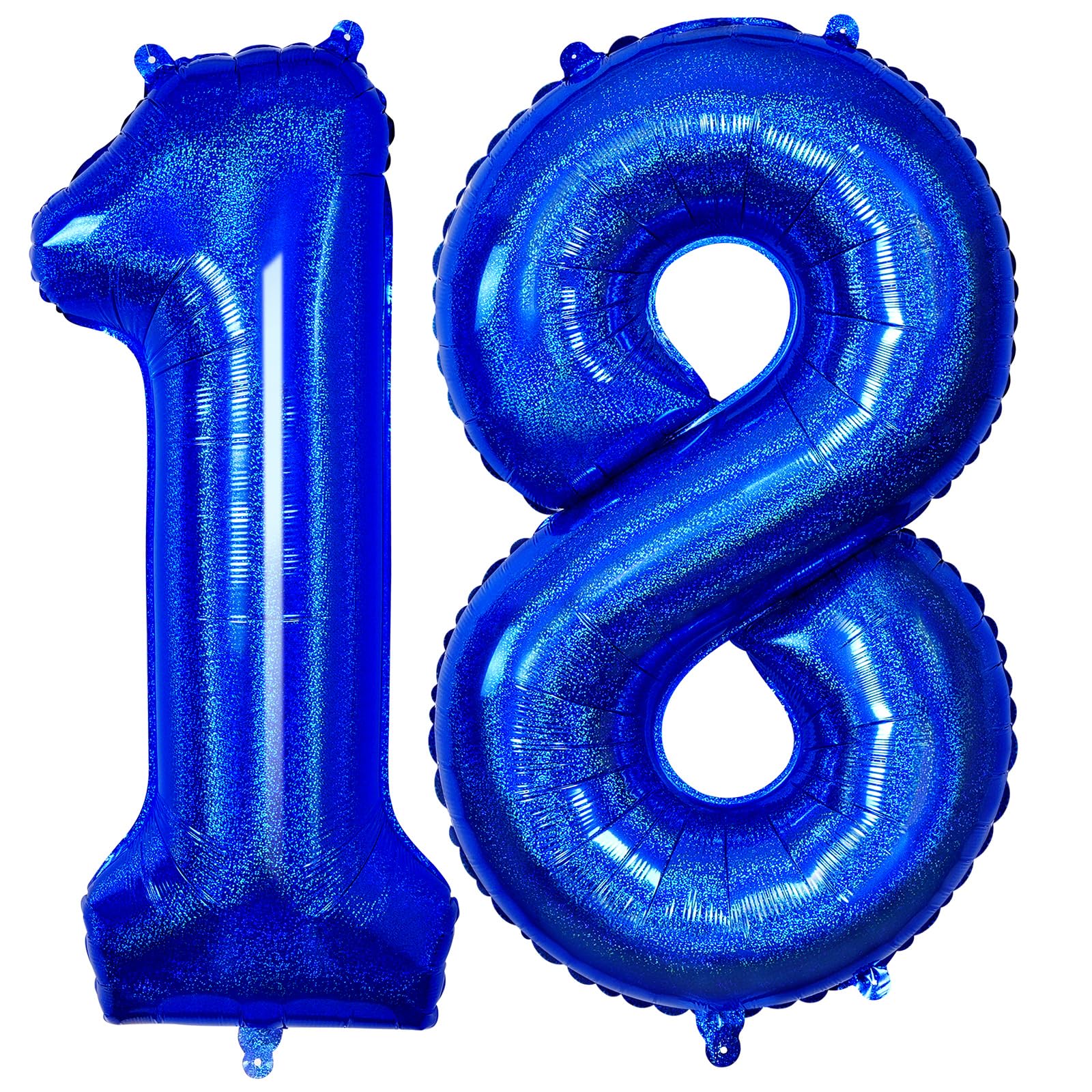 Navy Blue Number 18 Balloon 40 Inch,Dark Blue 18 Balloons Number Big Large Mylar 18th Birthday Balloon for Birthday Party Graduation Anniversary