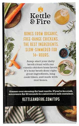 Miniatura 2 de Kettle & Fire Caldo de hueso de pollo clásico, 0.35 onzas de proteína, Whole30, sin gluten, 16.9 onzas (paquete de 6)