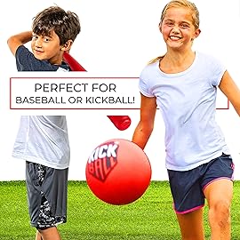 Franklin Sports Baseball Base Set - MLB Bases for Baseball + Softball with Home Plate - Portable Baseball, Softball, Kickball Bases - Orange Rubber Bases