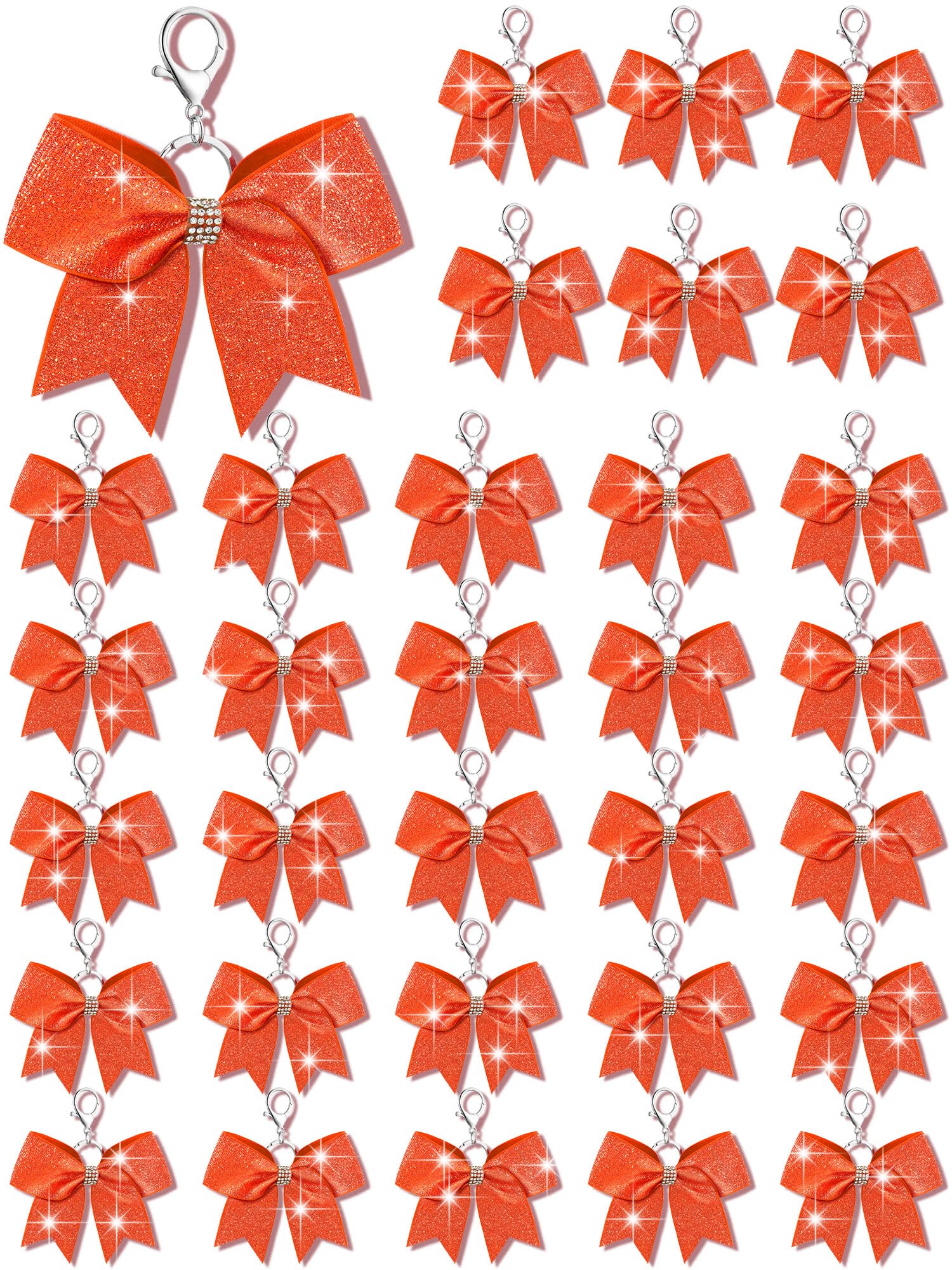 Tondiamo Cheer Bow Keychain Bulk Rhinestone
