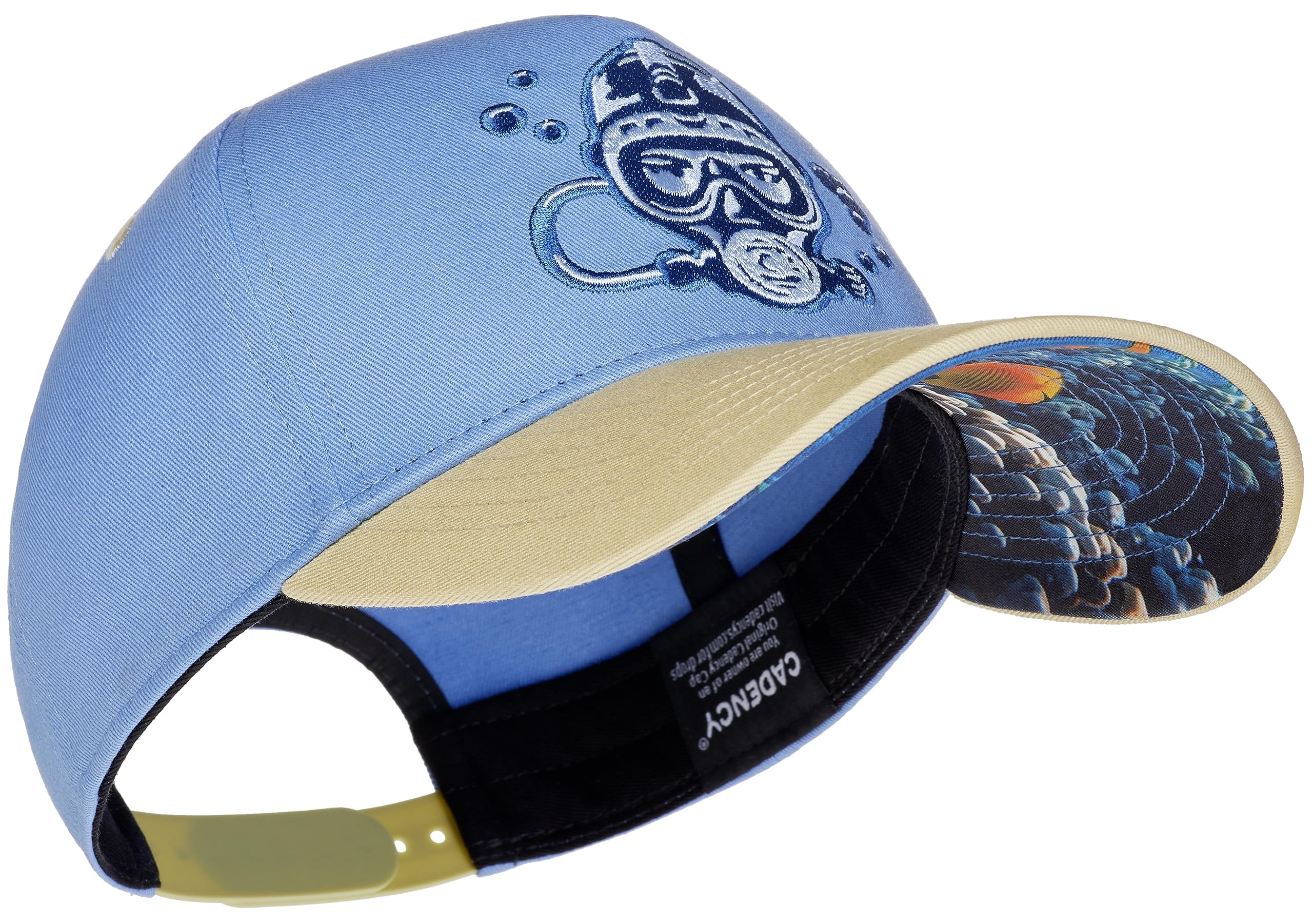 Cadency® Gorra de béisbol para hombre y mujer, color azul, unisex, tamaño ajustable, azul, Talla única