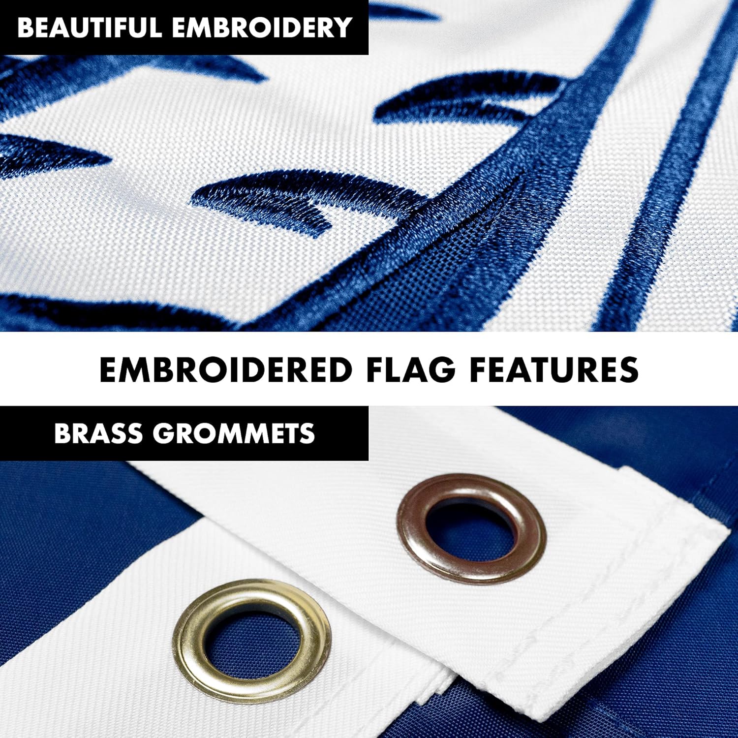 G128-6 Feet Spinning Flagpole (Black) South Carolina Flag Brass Grommets Embroidered 3x5 ft (Flag Included) Aluminum Flag Pole