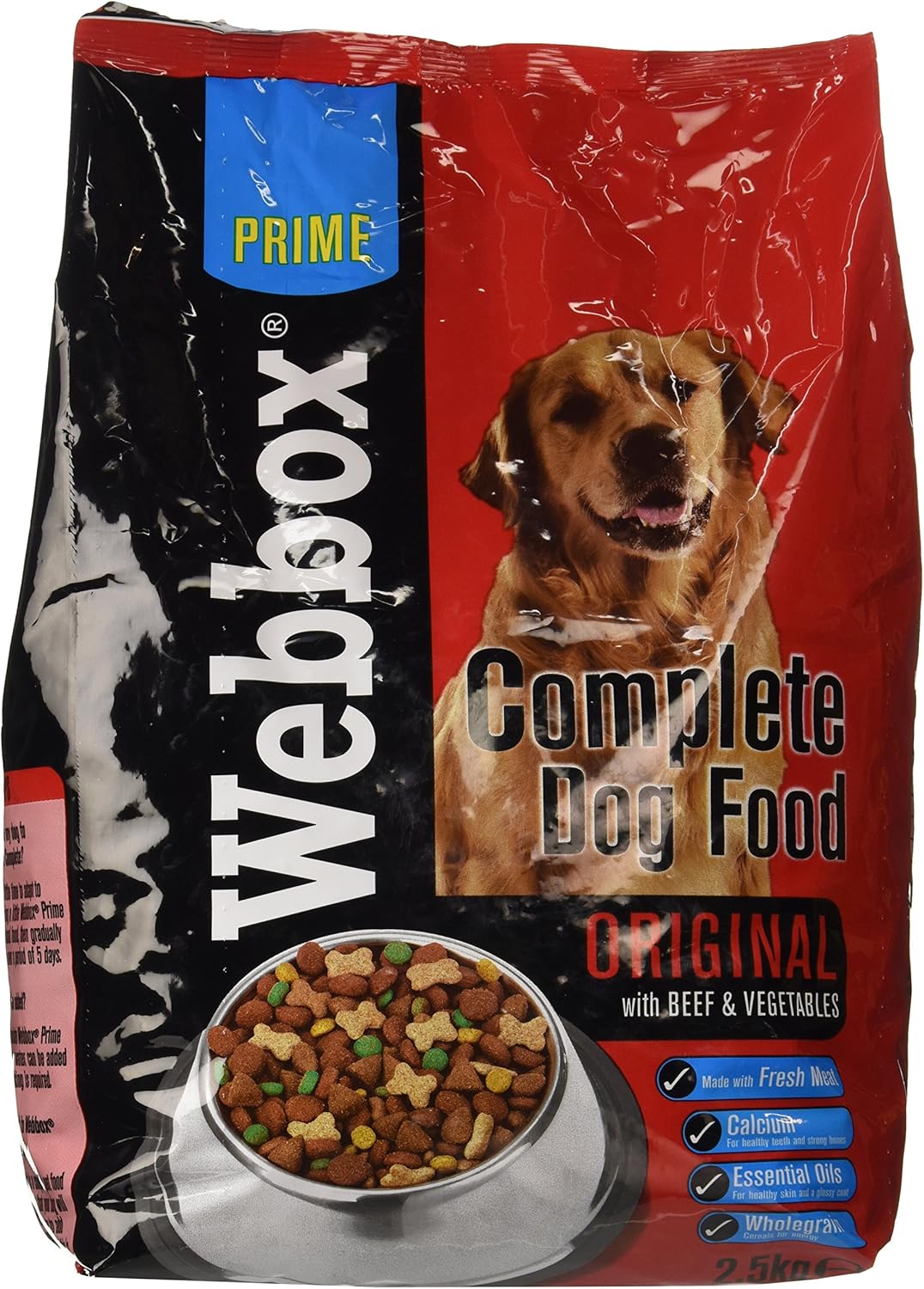 box Complete Dry Dog Food with Beef and Vegetable, 2.5kg Amazon.co.uk Pet Supplies