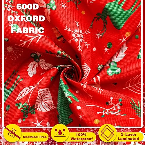 Miniatura 5 de Wesnoy Bolsa de almacenamiento para árbol de Navidad, grande, de 7.5 pies, contenedores de almacenamiento para árbol de Navidad, a prueba de