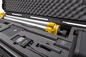 NANUK 995 Waterproof Hard Case with Custom Foam Insert for DJI Ground Station RTK w/Wheels - Black (995-RTK1)