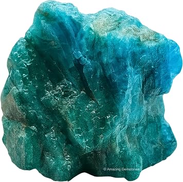 Amazing Gemstone Green Apatite Raw Crystals and Healing Stones, Natural Rocks For Tumbling - DIY Raw Stones And Crystals 1 Piece