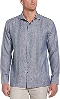Vista 1 de Cubavera Colección Guayabera - Camisa de manga larga de lino CD para hombre