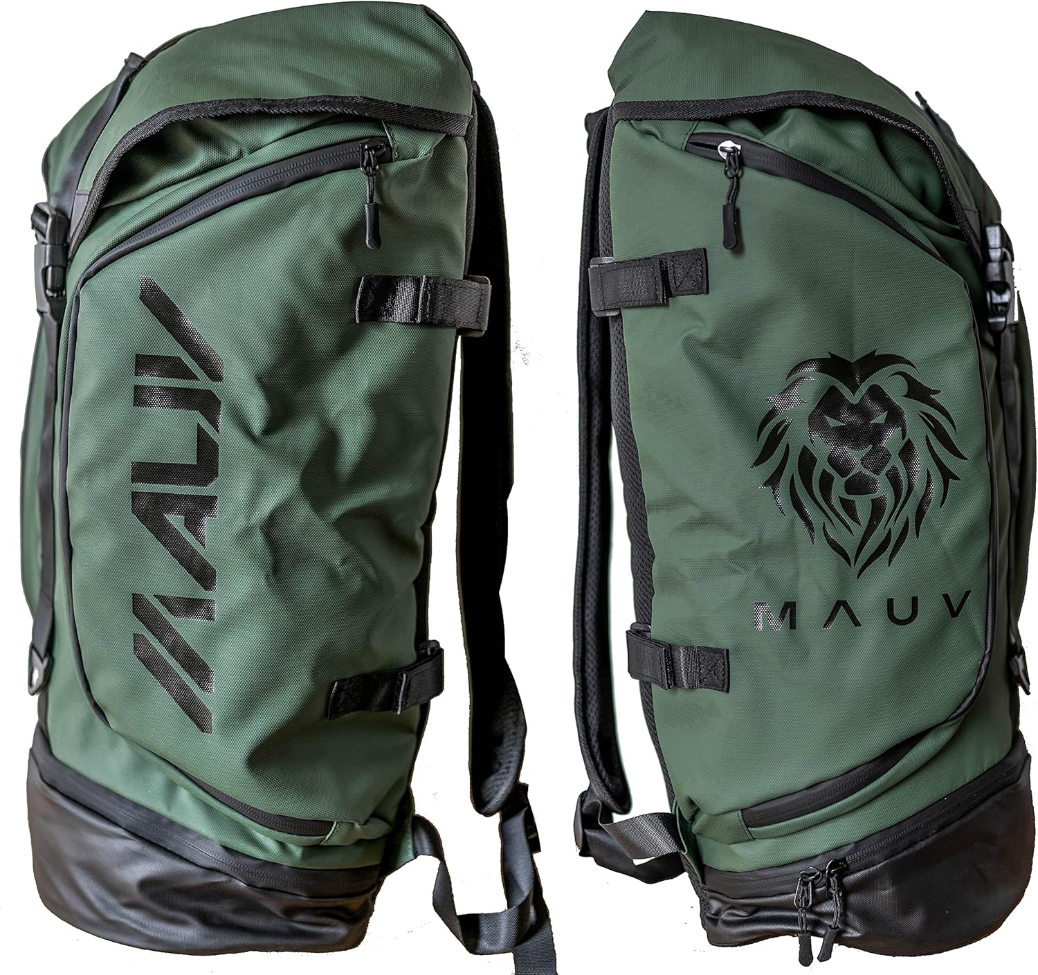 Large Lacrosse Bag - Lacrosse Backpack - Holds All Lacrosse or Field Hockey Equipment with Two Stick Holders and Separate Cleats Compartment - Army Green : Sports & Outdoors