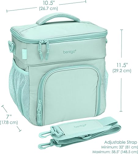 Miniatura 7 de Bentgo Prep Deluxe - Bolsa multicomida, aislamiento de alta calidad de hasta 8 horas con exterior e interior resistente al agua, bolsa de almuerzo