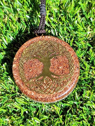 Miniatura 15 de Sacred Geometry Orgone Reversible Pendant Necklace LARGE 2.25 inch 10.7cm (Star of David & Flower of Life)