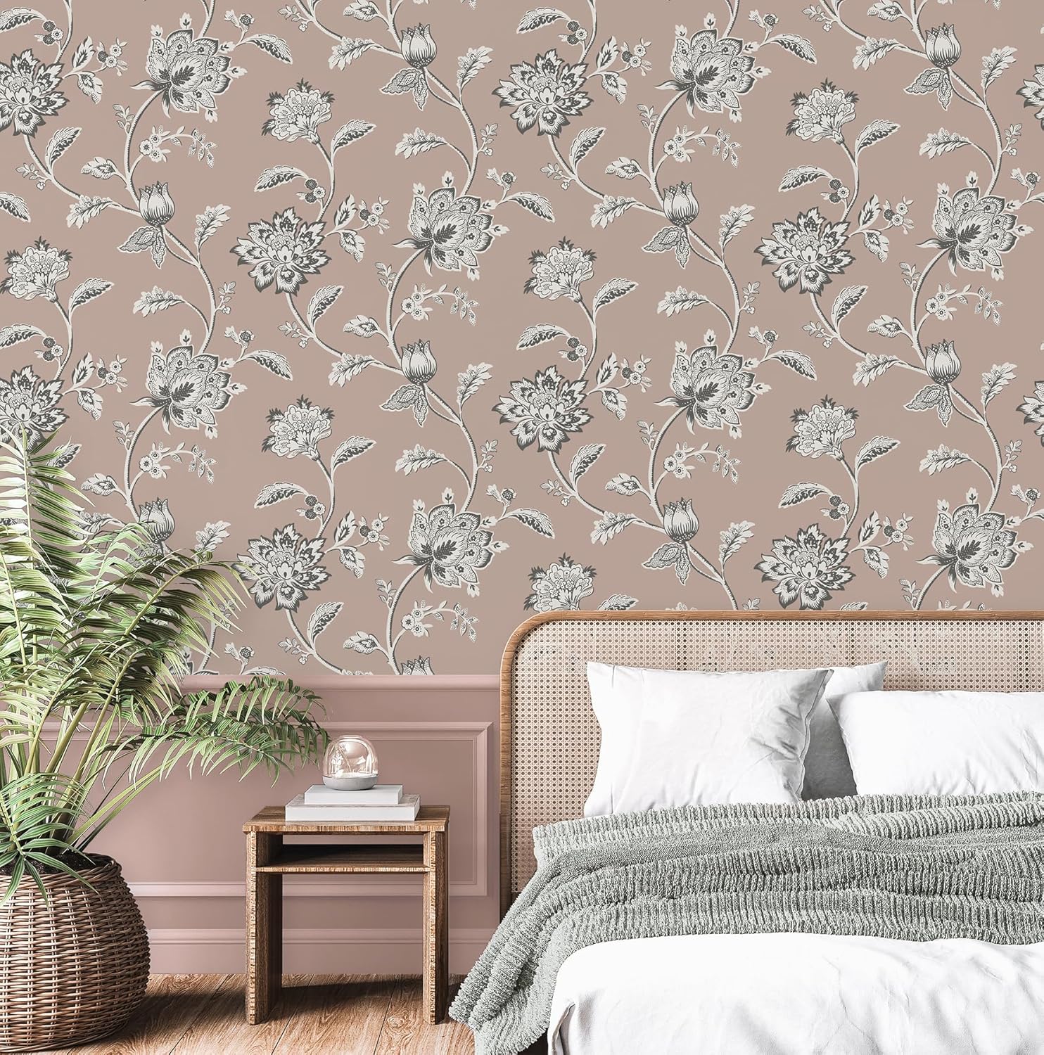 Fine Decor FD43451 Juliette Floral Wallpaper, Pink