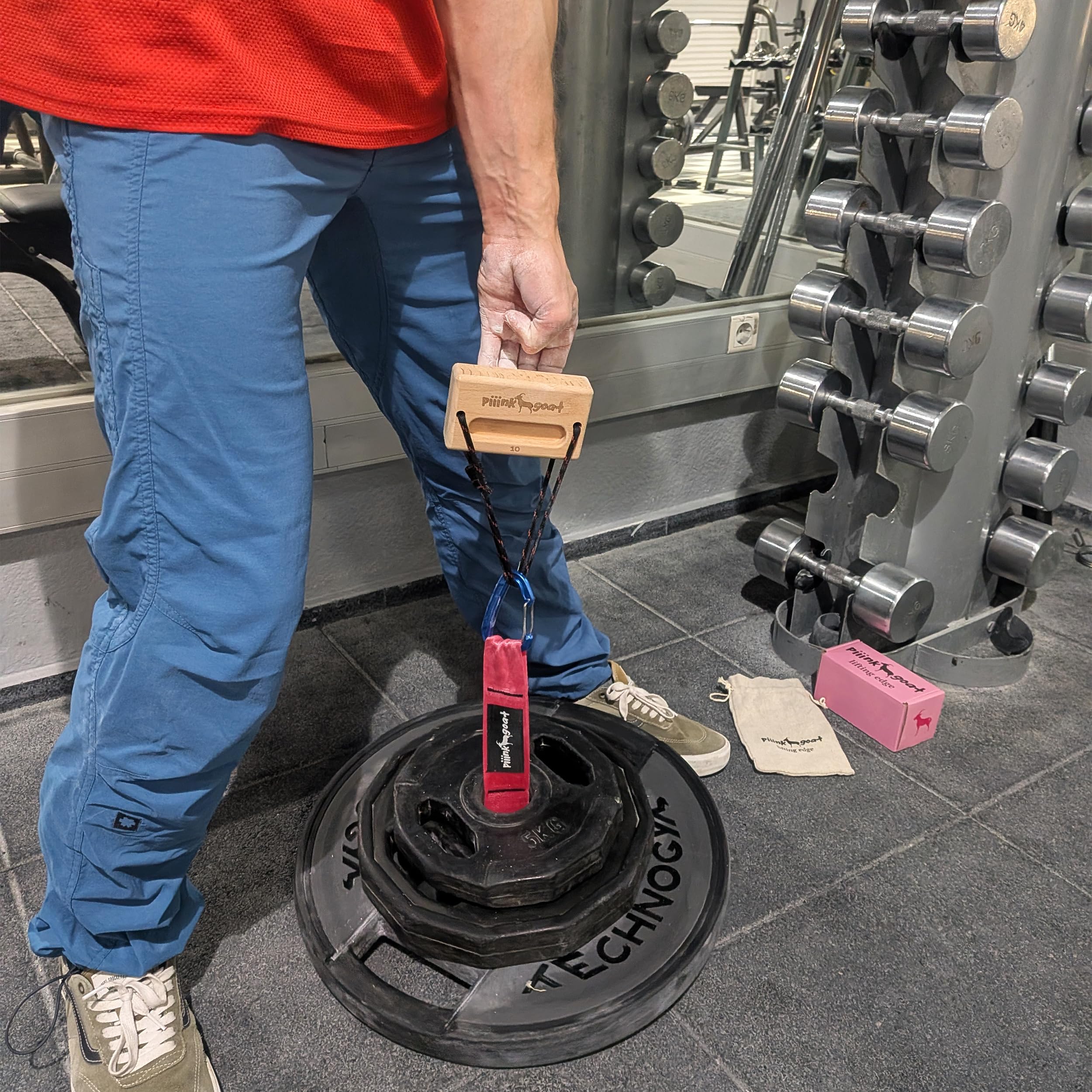 Lifting Edge - Multipresa de Madera para Escalada | Hangboard para Entrenamiento de Dedos