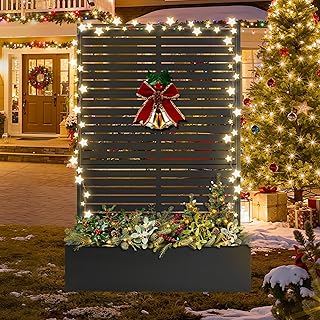 10 Cute Garden Fence Ideas to Add Personality Outdoors 85 FENCY Metal Raised Garden Bed with Trellis, Metal Planter Box with Trell...