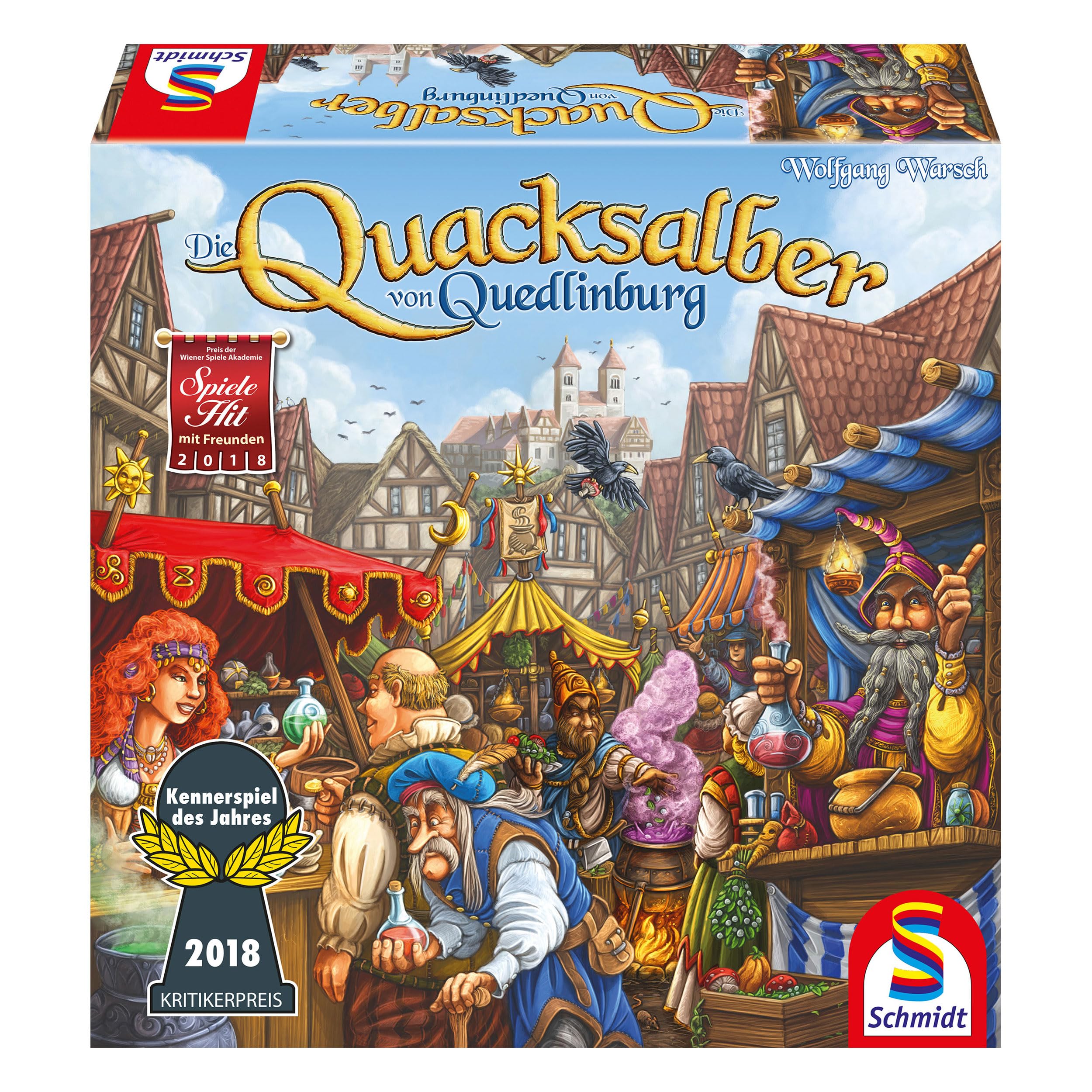 Schmidt Spiele 49341 Die Quacksalber von Quedlinburg, Kennerspiel des Jahres 2018, blau