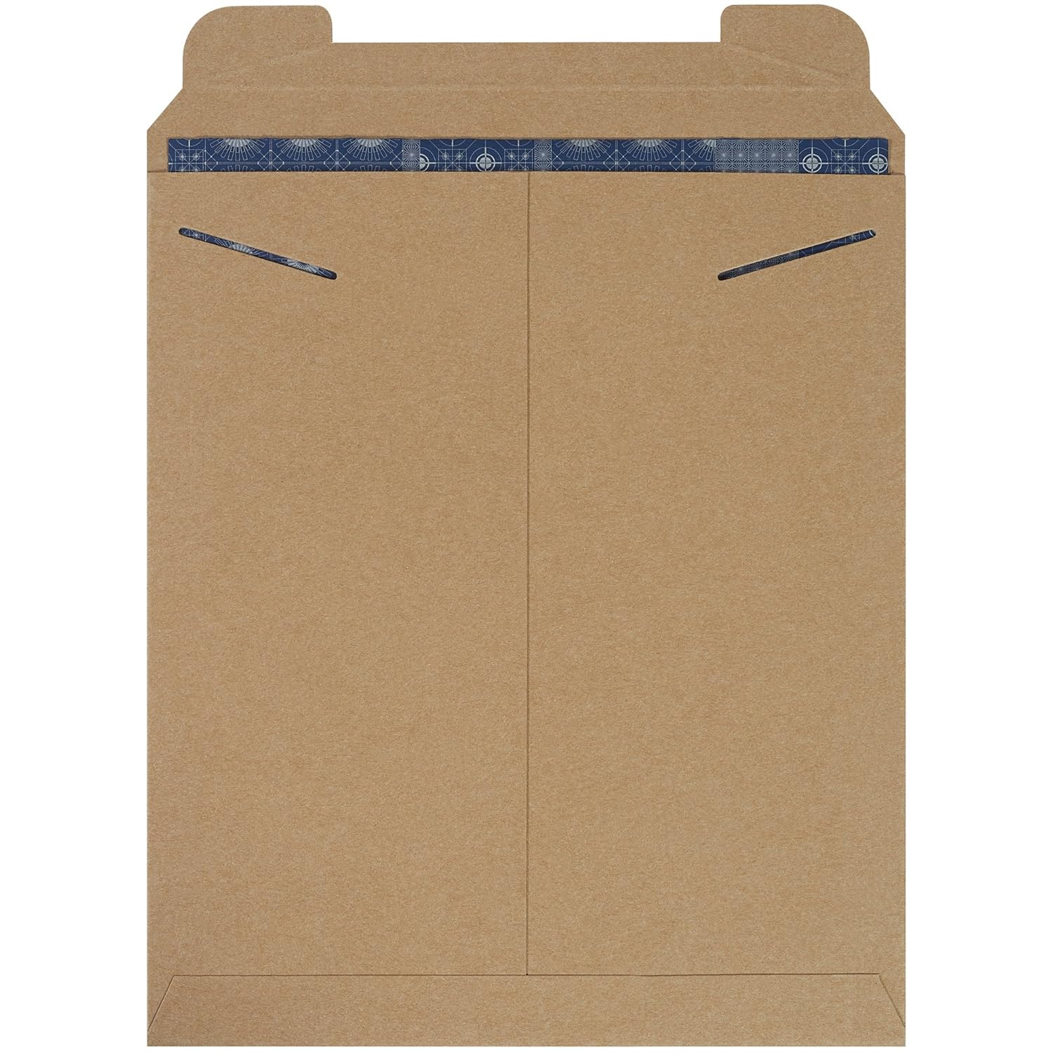 BOX USA Rigid Mailers 12" x 15" (100-Pack) - Kraft Mailer Envelopes for Photos, Documents, Artwork - Stay Flat