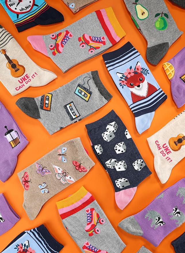 Hot Sox Medias Mujer Estampado Geométrico miniatura 5