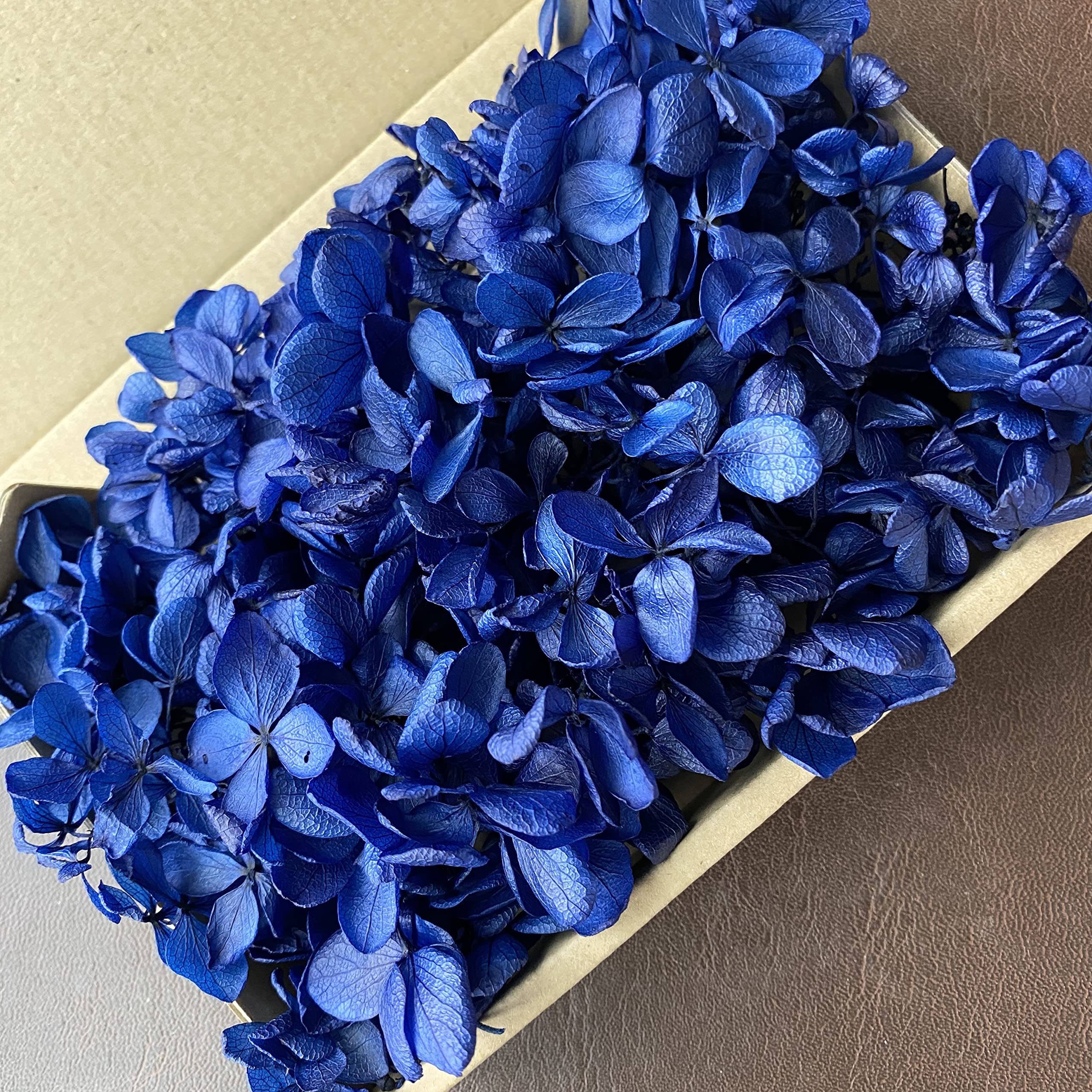 Amazon | プリザーブドフラワー ピラミッドアジサイ ネイビーブルー