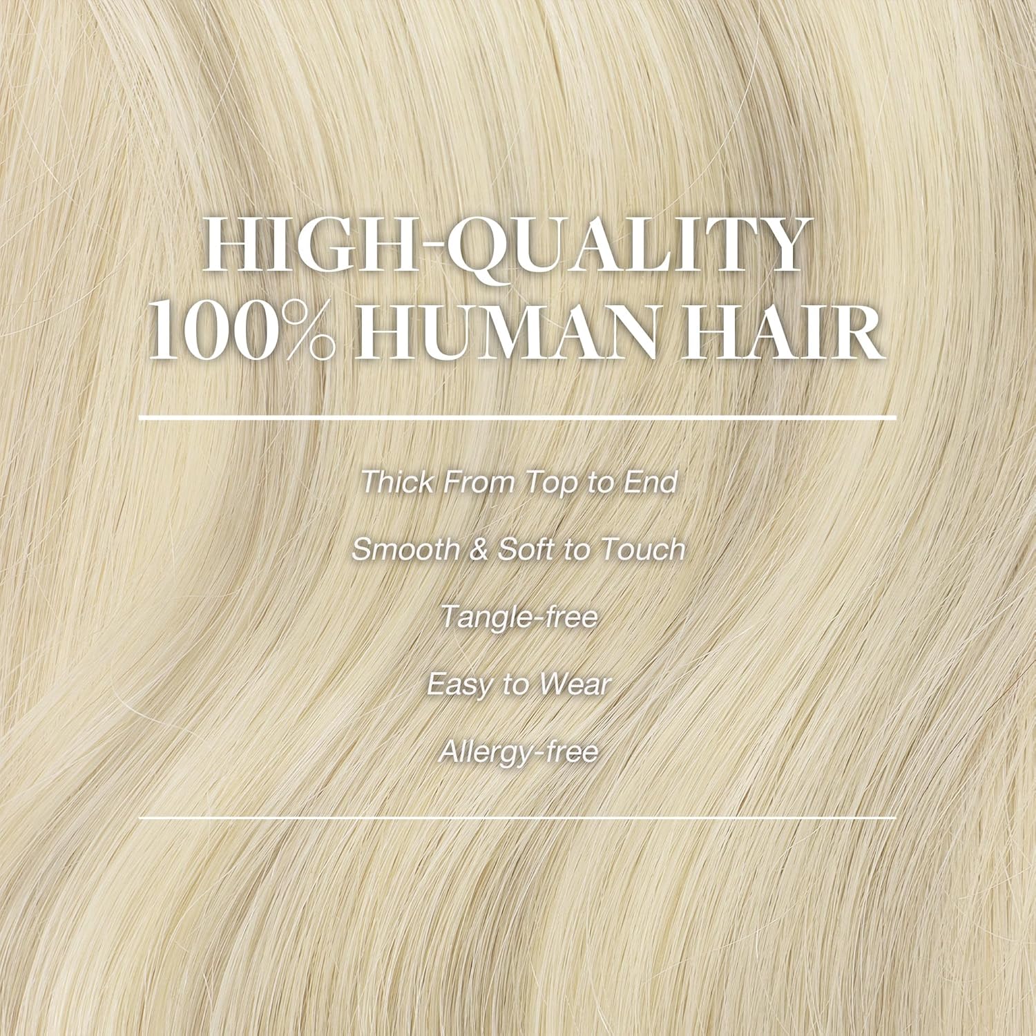 GOO GOO Clip in Hair Extensions Real Human Hair, Remy Human Hair Extensions Clip ins for Women, Natural Human Hair, 24inch 240g 9Pcs, #17A/60A Ash Blonde Highlighted Platinum Blonde