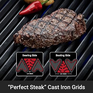 Broil King 864054 Crown 310, Liquid Propane (LP), Black