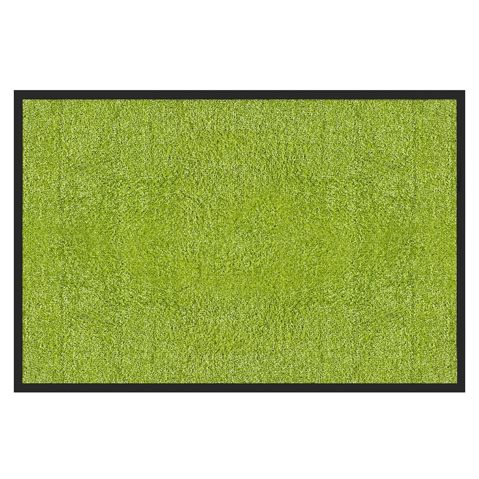 etm Hochwertige Fußmatte | schadstoffgeprüft | bewährte Eingangsmatte in Gewerbe & Haushalt | Schmutzfangmatte mit Top-Reinigungswirkung | Sauberlaufmatte waschbar & rutschfest (200x600 cm, Grün)
