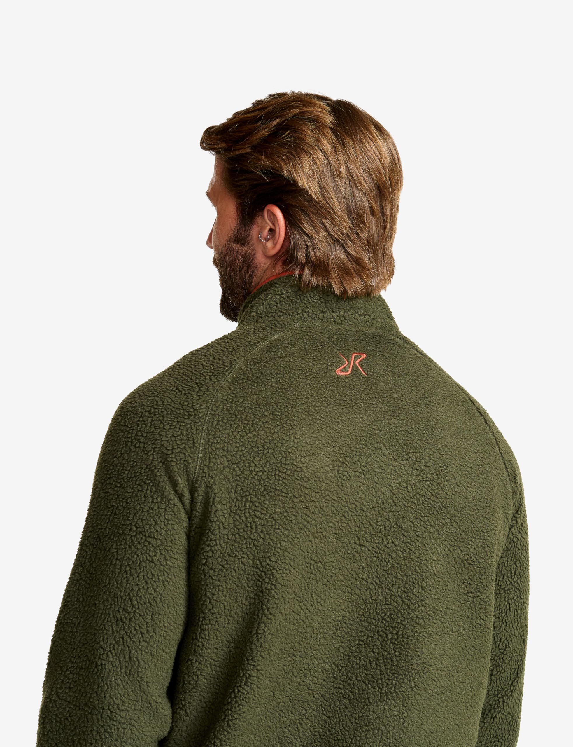 RevolutionRace Canyon Full-Zip Pile Fleece da Uomo, Giacca in Pile da Esterno Perfetta per l'escursionismo