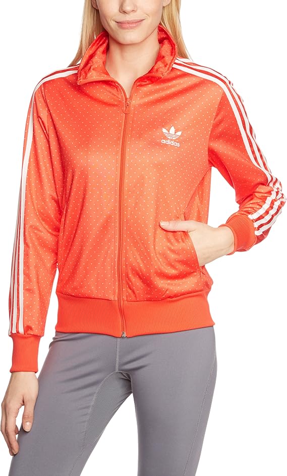 adidas orange track jacket