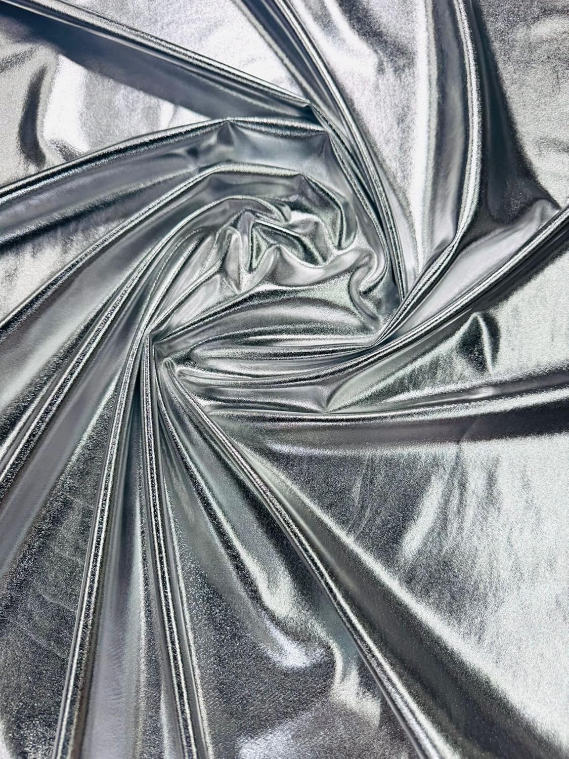 Sedona Designz 58/60" Wide Foil Knit Fabric – 94% Polyester 6% Spandex DTY, All-Over Foil Finish – Soft Stretch Knit for Apparel, Costumes, Dancewear & Crafts