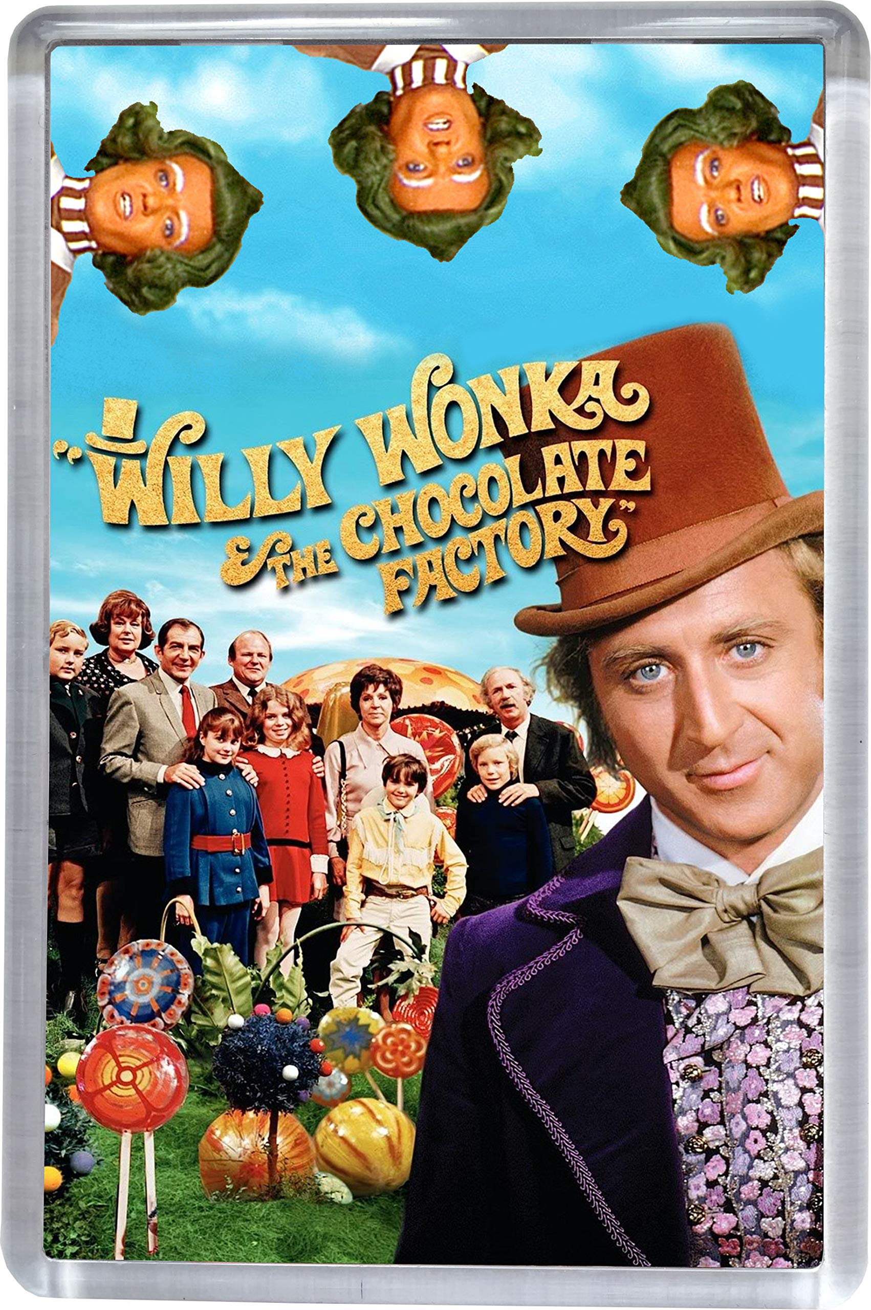 Willy Wonka and the Chocolate Factory Fridge Magnet 5 x 7.5 cm