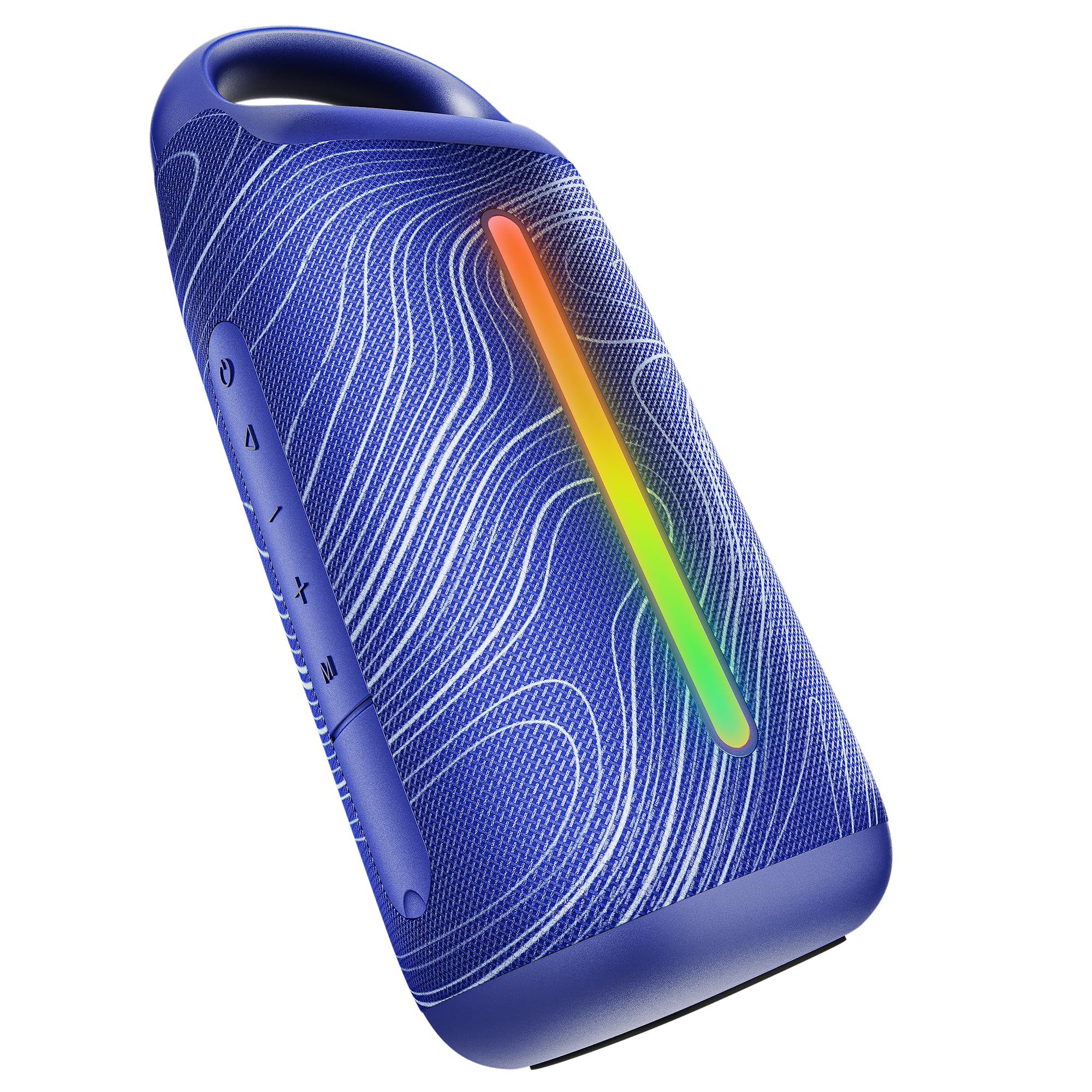 boAt 2025 Launch Stone Arc, 20W Signature Sound, 58mm Drivers, Upto 12 Hrs Battery, RGB LEDs, TWS Feature, IPX5, BT v5.4, w/Mic, Bluetooth Speaker, Wireless Speaker, Portable Speaker (Frozen Blue)-picture-25