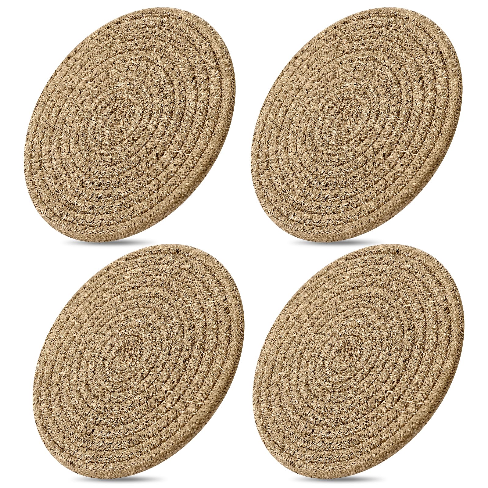 ME.FAN Cotton Trivets - Heat Resistant Potholders -8