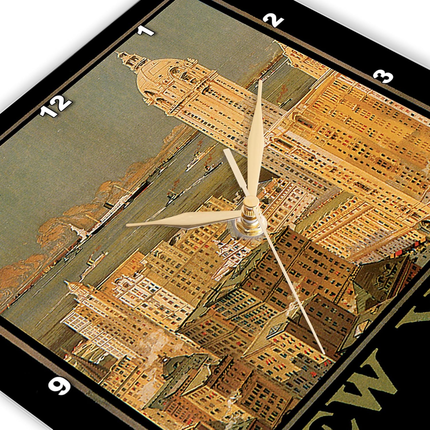 3D Rose DPP_170130_2 Wall Clock