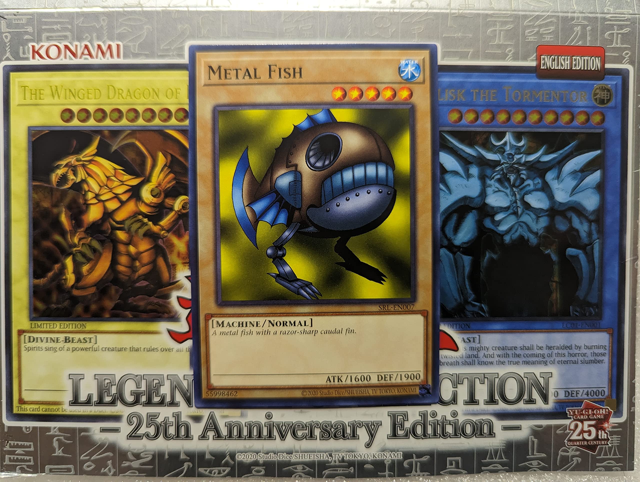 Amazon.com: YU-GI-OH! - Metal Fish (SRL-EN007) - Spell Ruler - Unlimited  Edition
