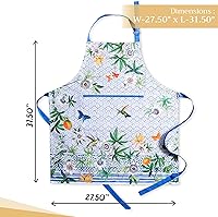 Vista 65 de Maison d' Hermine Delantal 100% de algodón para mujeres con bolsillo de cocina delantal de chef para hombres, decoración de Pascua