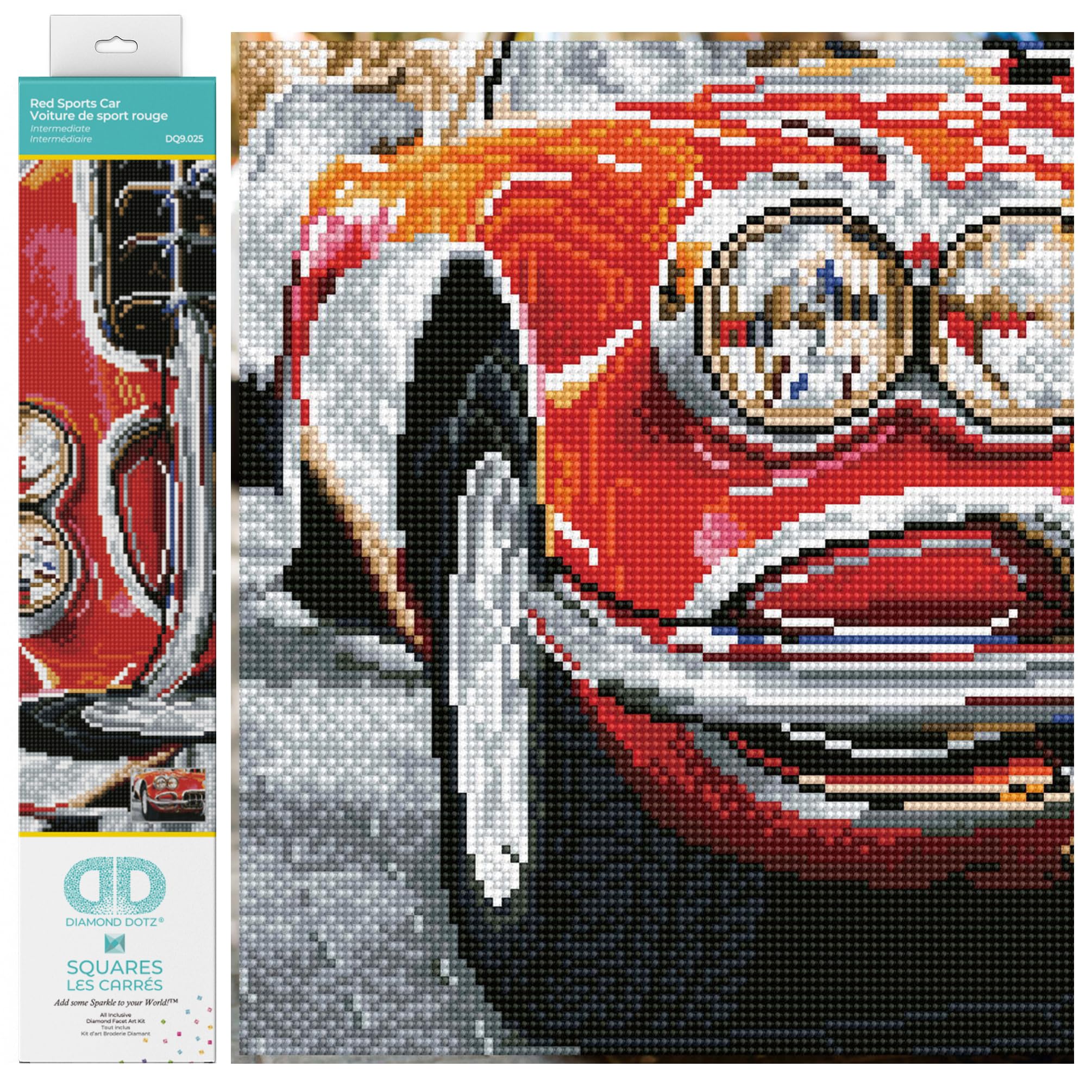 Amazon.com: DIAMOND DOTZ Red Sports Car Diamond Painting