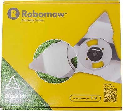 Robomow OEM FR-MRK7003A Low Cut Robotic Lawn Mower Blade, Silver