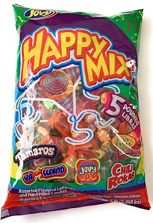 Jovy Happy Mix Assorted Flavored Candies | 5lb Bag | Mexican Candy